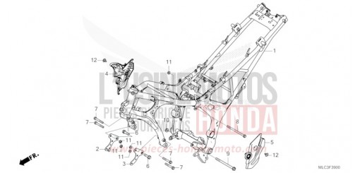 CARROSSERIE DE CHASSIS XL750P de 2023